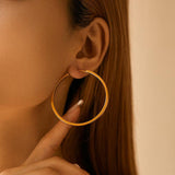 Cool Circle Hoop Earrings