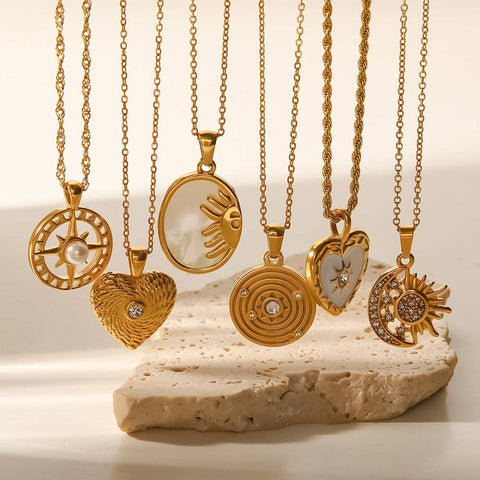 Vintage-Style Charm Necklaces