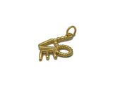 Gold Love Charm, Sku#L662