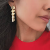 Scale Disc Earrings