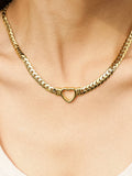 Tessa  Heart  Chain Necklace