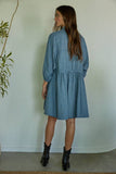 By Together Cotton Flannel Denim Dress