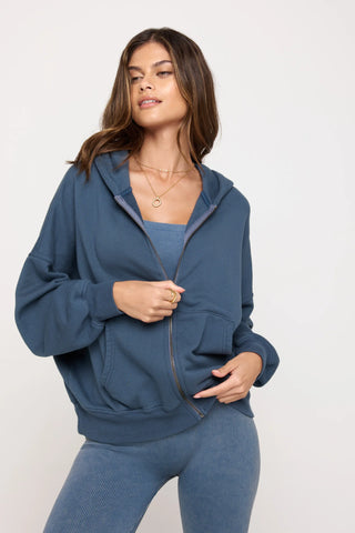 Spiritual Gangster Ibby Oversized Zip Hoodie