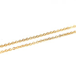 18K Gold Dainty Tracy Link Chain Necklace