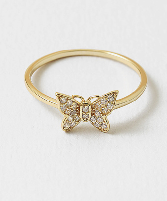 CZ Butterfly Ring