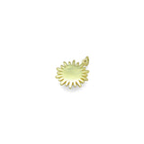 Opal Stone Sun Flower Shape Charm Pendant, Sku#LX751