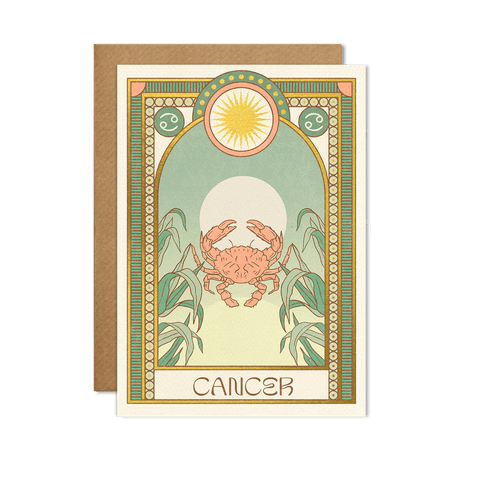 Cancer Zodiac Card