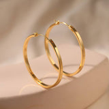 Cool Circle Hoop Earrings